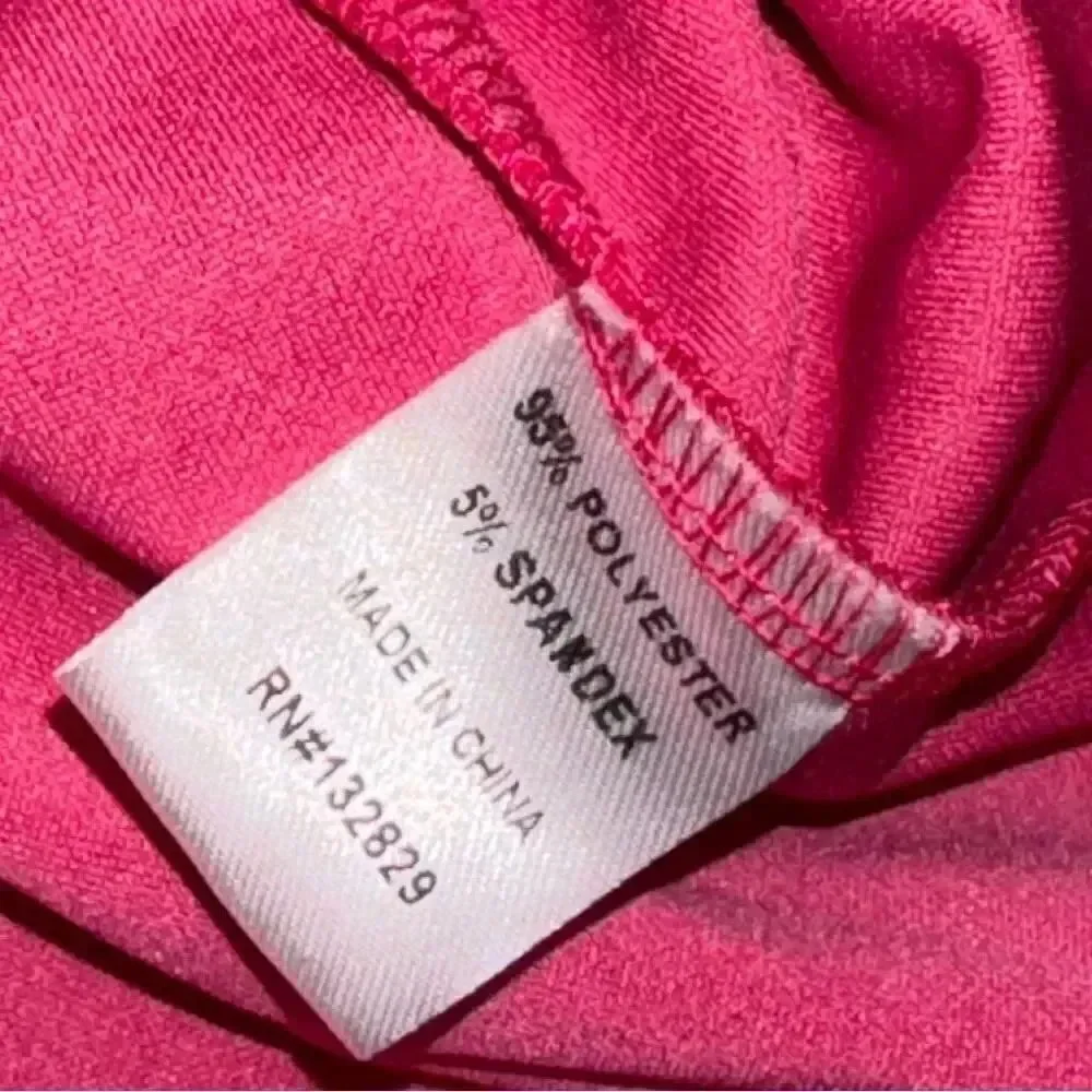 NWT woman’s SUPERDOWN X REVOLVE hot pink georgina tie front dress sz small